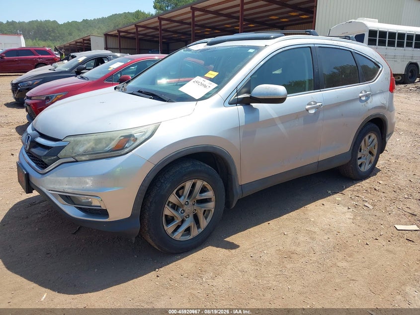 2016 Honda CR-V, Roof, IAAI, VIN 5J6RM4H74GL010246 — photo 2