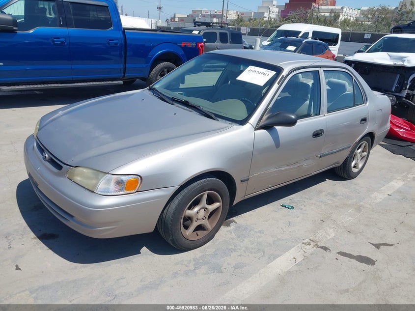 1998 Toyota Corolla, Rear, IAAI, VIN 1NXBR12E7WZ067690 — photo 2