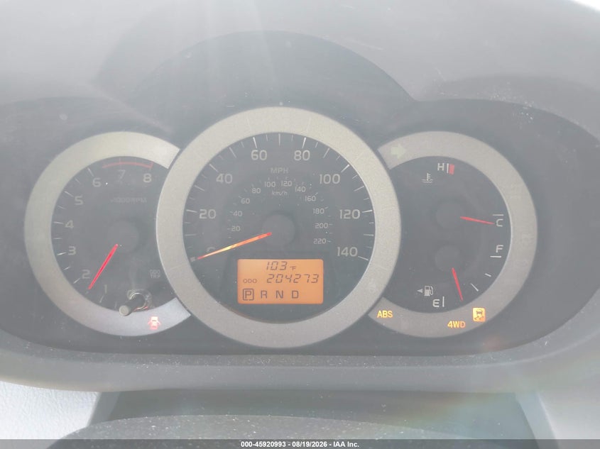 2011 TOYOTA RAV 4 SPORT UTILITY VEHICLE 2.5L I-4 DOHC, VVT, 179HP