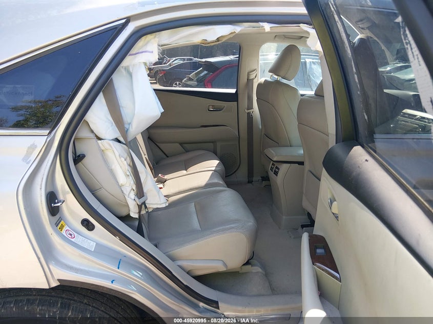 LEXUS RX 350 2010 VIN 2T2BK1BA2AC070987