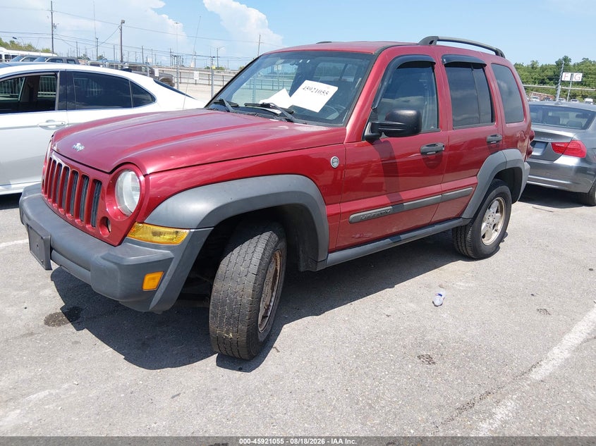 JEEP LIBERTY 2006 VIN 1J4GL48K56W253544
