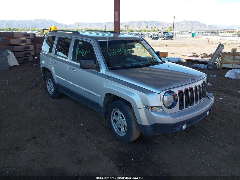 2013 Jeep Patriot Sport, Left Front, IAAI, VIN 1C4NJPBA4DD115510