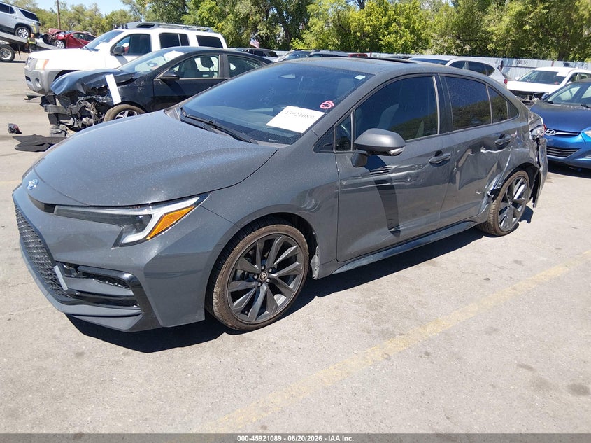 2023 Toyota Corolla, Left Side, IAAI, VIN JTDBCMFE1P3024407 — photo 2