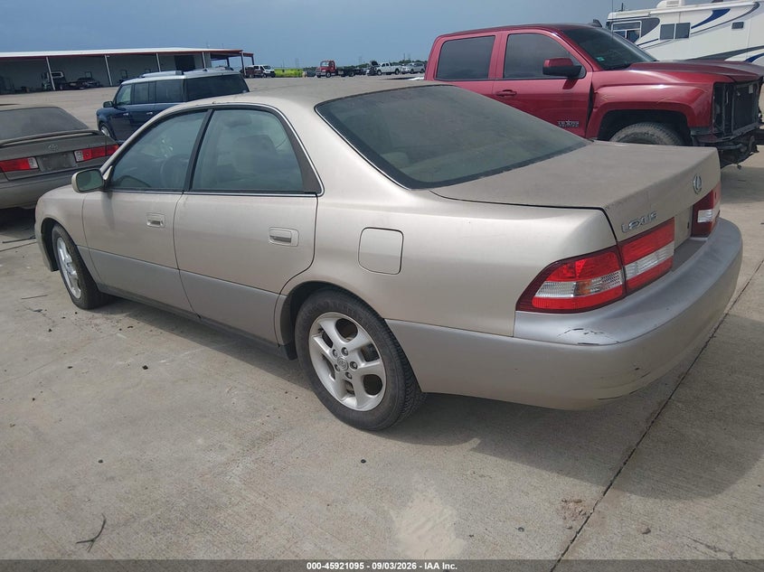 2000 LEXUS ES SEDAN 3.0L V-6 DOHC, VVT, 210HP