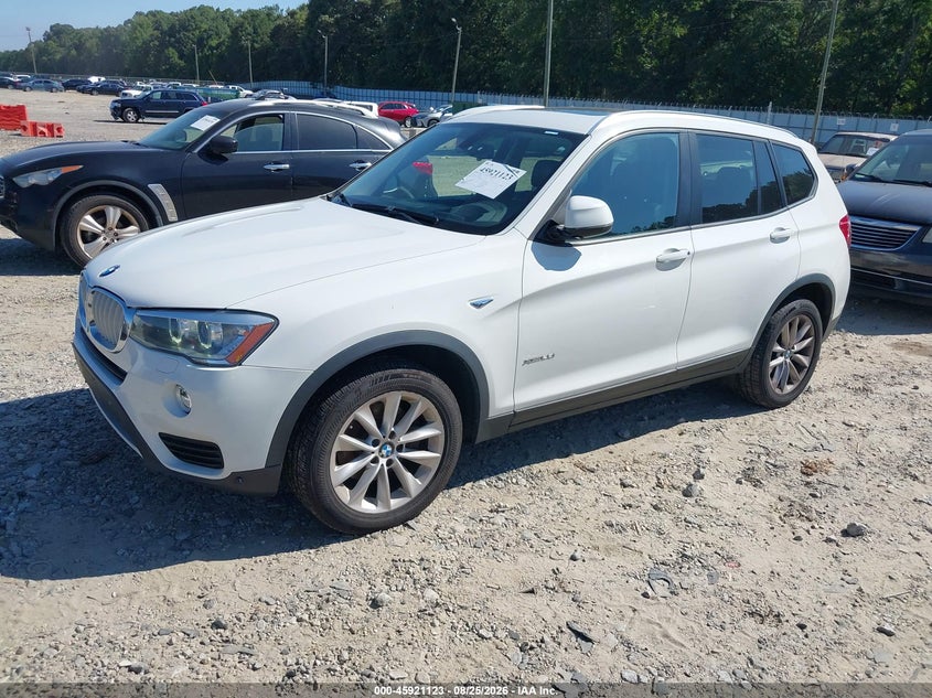 2015 BMW X3 SPORT UTILITY VEHICLE 2.0L I-4 DI, DOHC, VVT, TURBO, 240HP