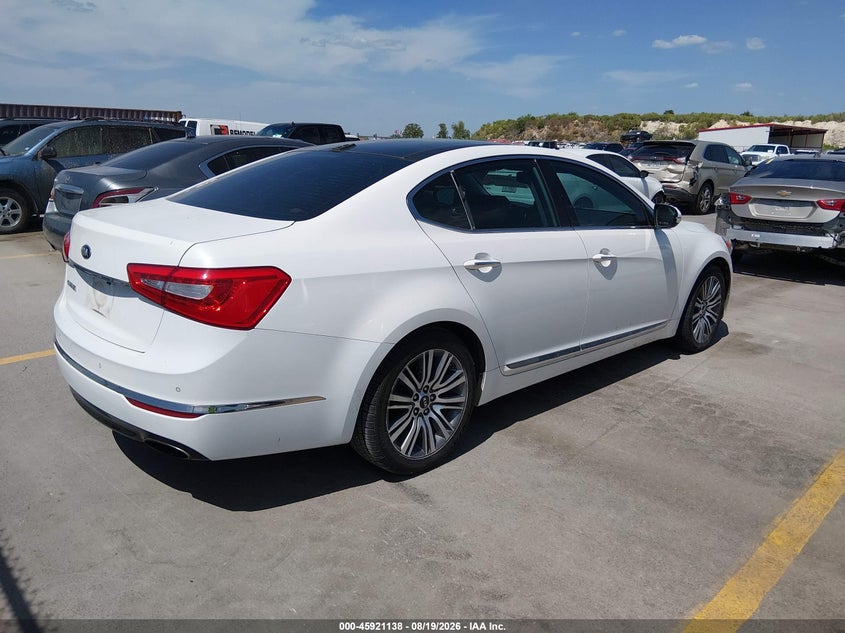 Vin: knaln4d70g5218057, lot: 46420226, kia cadenza premium 20164