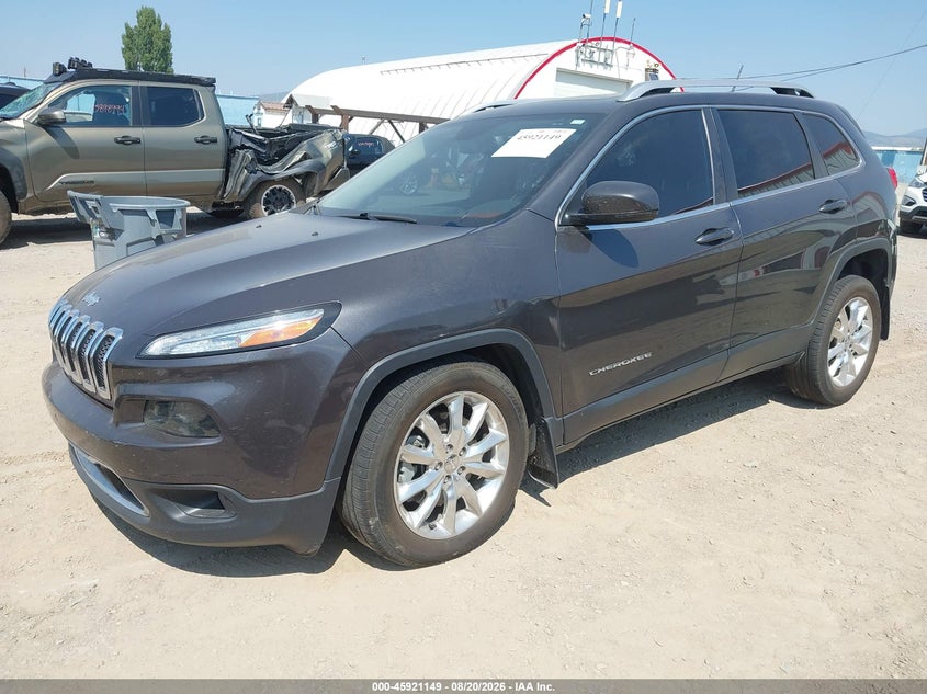 2015 Jeep Cherokee, Right Front, IAAI, VIN 1C4PJMDS2FW726608 — photo 2