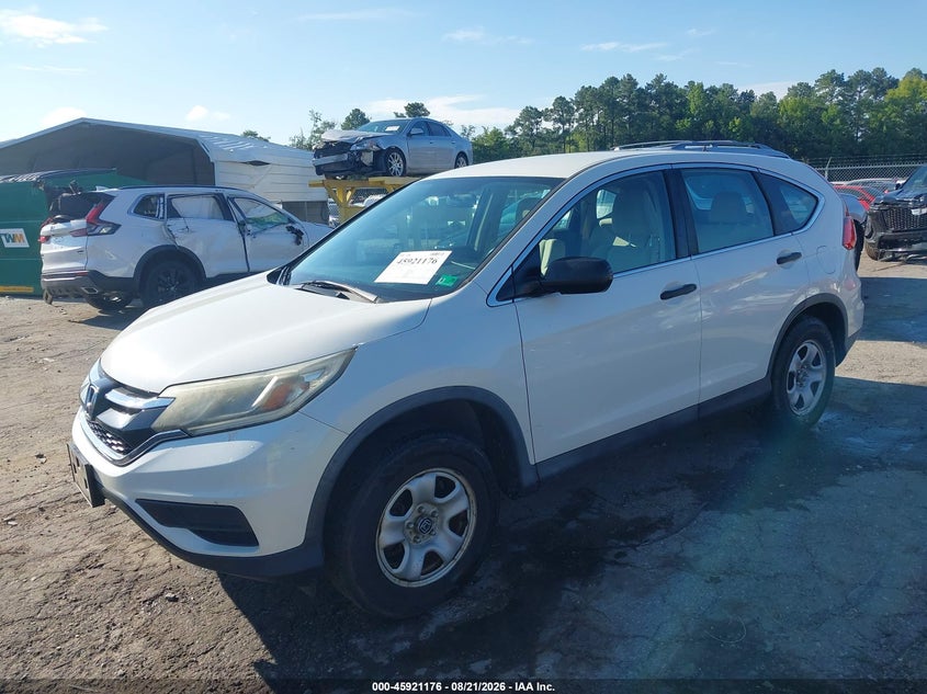 2016 Honda CR-V, Неизвестно, IAAI, VIN 5J6RM4H33GL066319 — фото 2