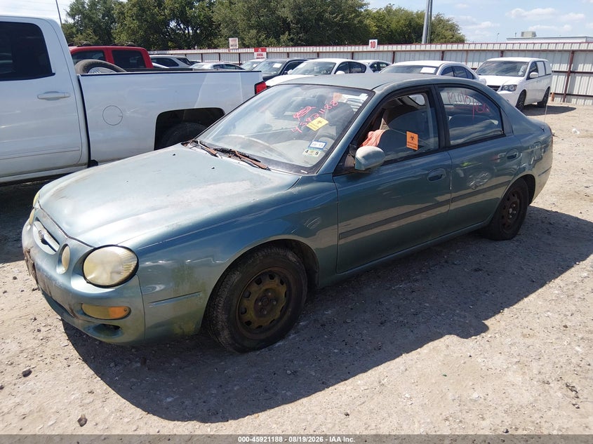 2000 Kia Spectra, Обычный износ, IAAI, VIN KNAFB1612Y5208600 — фото 2