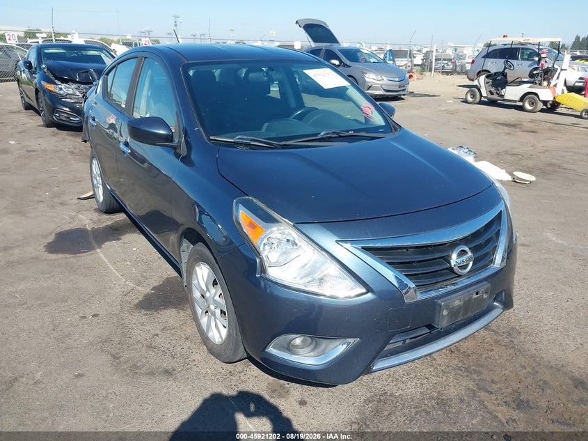 2017 Nissan Versa 1.6 Sv, Удар сзади, IAAI, VIN 3N1CN7AP7HL800864
