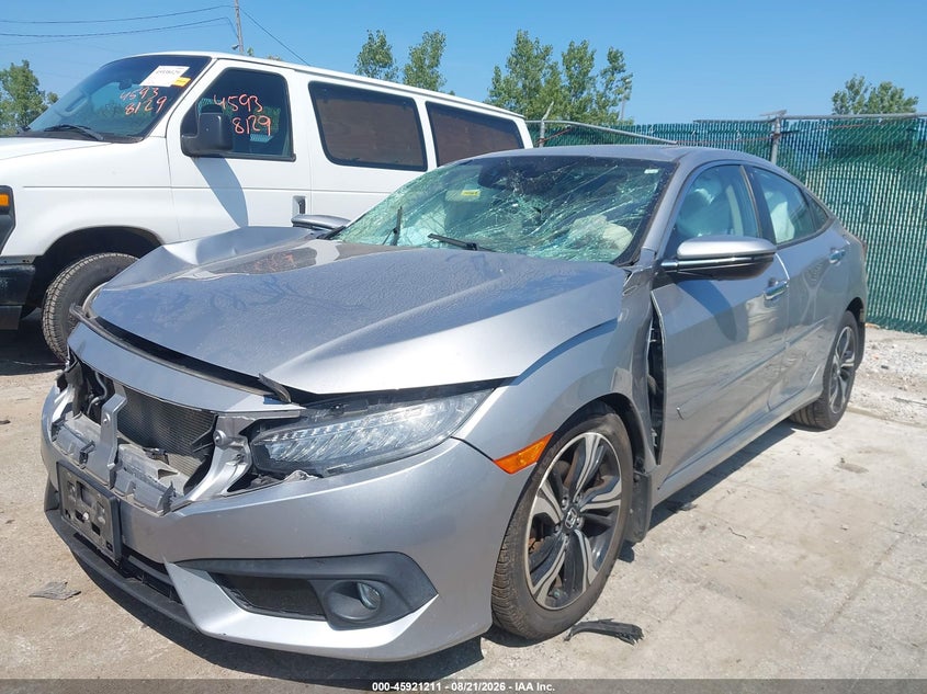 2016 Honda Civic, Front End, IAAI, VIN 19XFC1F90GE003074 — photo 2