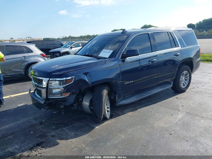 2019 Chevrolet Tahoe Lt, Left & Right Side, IAAI, VIN 1GNSKBKC0KR198722 — photo 2