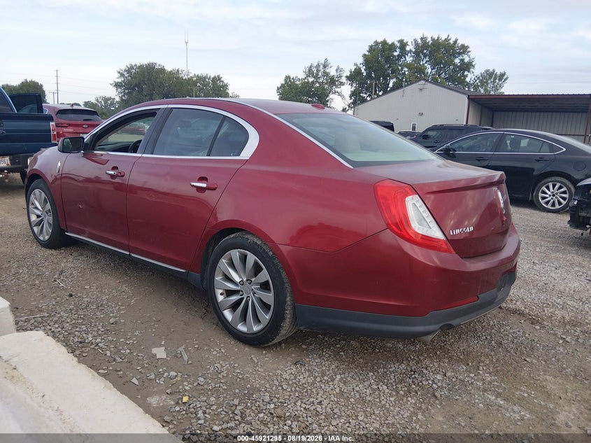 2014 LINCOLN MKS auction photo 3