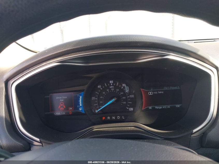 2019 FORD FUSION SEDAN 2.0L I-4 DOHC, VVT, 141HP