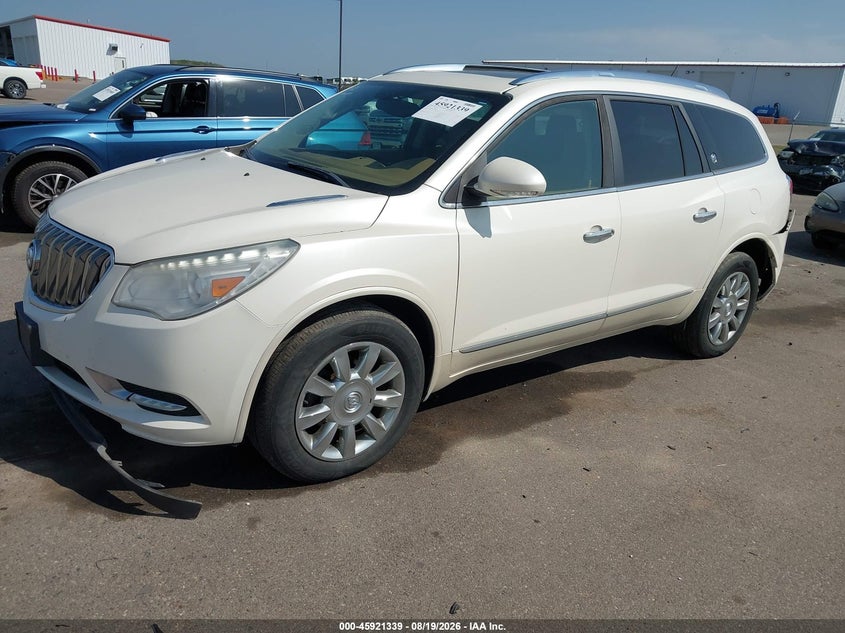 Vin: 5gakvbkd7fj321043, lot: 46420427, buick enclave leather 20152
