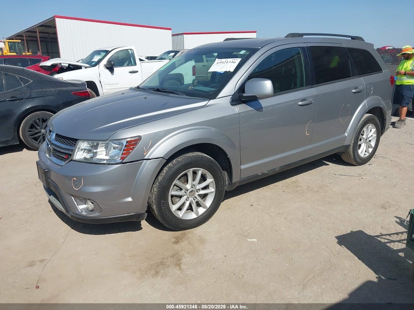 2016 Dodge Journey, Right Side, IAAI, VIN 3C4PDCBG9GT157280 — photo 2