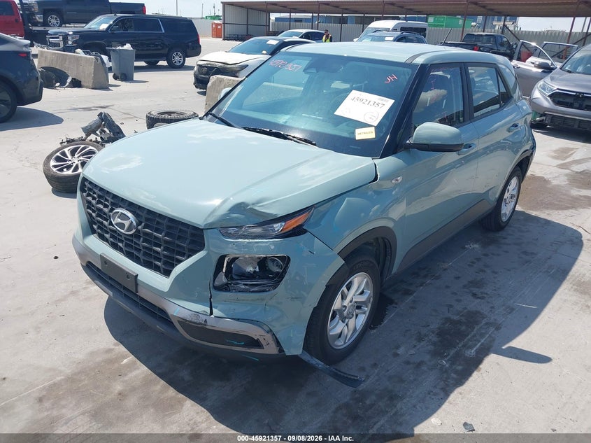 Vin: kmhrb8a35su354855, lot: 46420445, hyundai venue se 20252