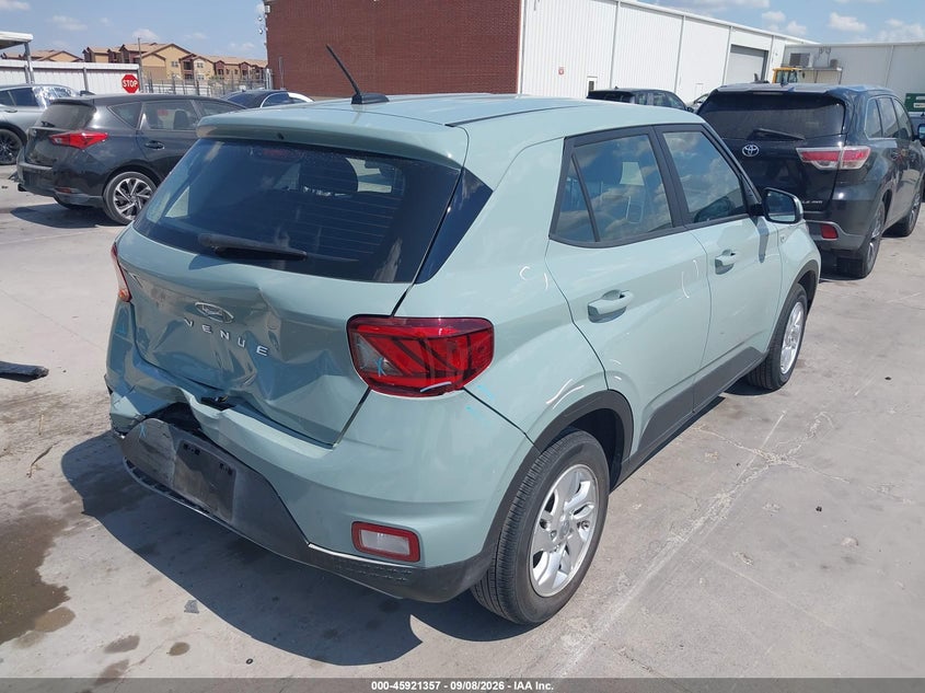 Vin: kmhrb8a35su354855, lot: 46420445, hyundai venue se 20254