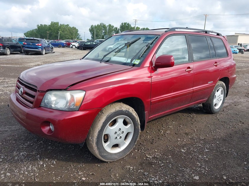 2006 TOYOTA HIGHLANDER SPORT UTILITY VEHICLE 3.3L V-6 DOHC, VVT, 215HP