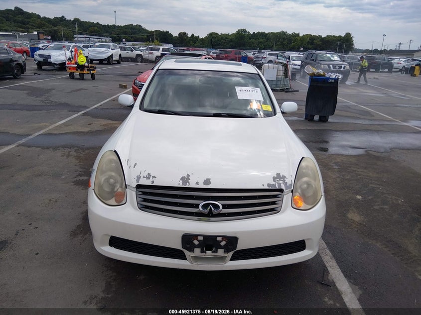 INFINITI G35X 2005 VIN JNKCV51F45M304722