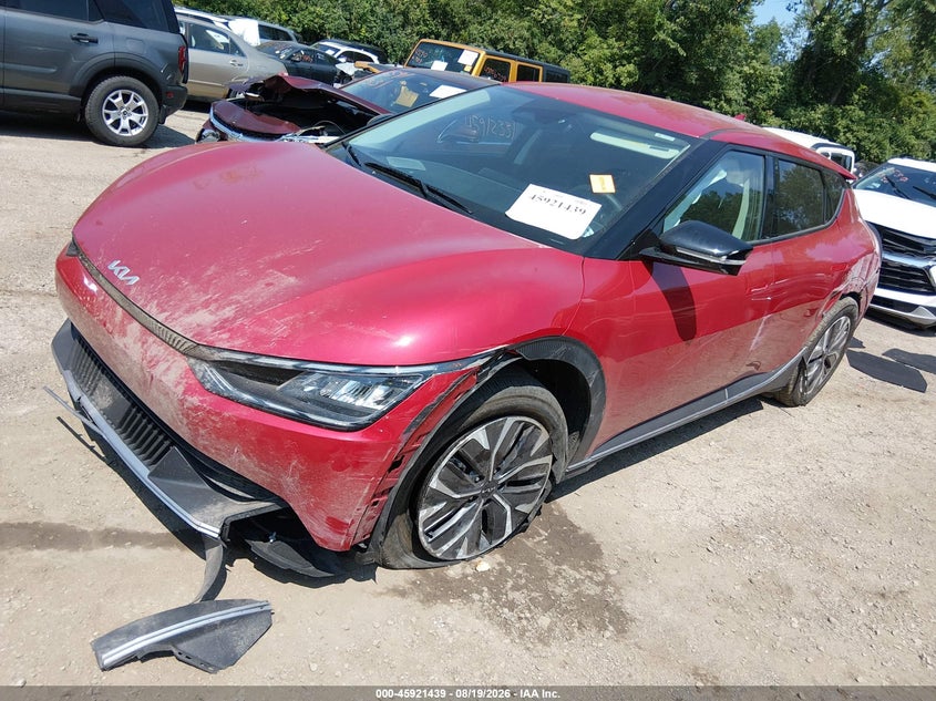 Vin: kndc3dlc7r5175282, lot: 46420526, kia ev6 light long range 20242