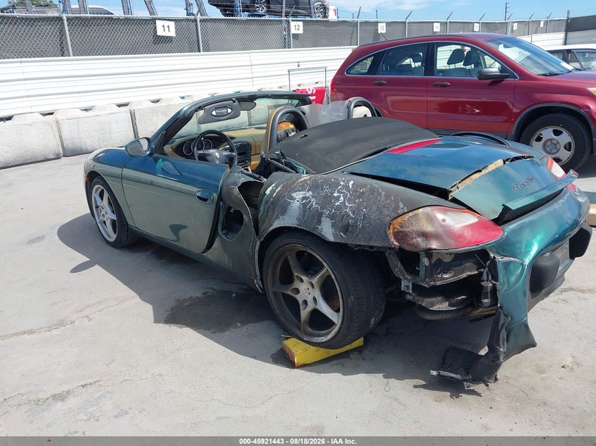 PORSCHE BOXSTER 2001 VIN WP0CA29871U622071