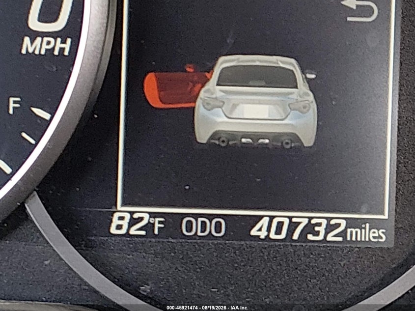SUBARU BRZ 2019 VIN JF1ZCAC17K9600009