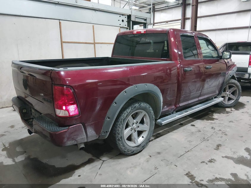 Vin: 1c6rr7fg7hs566545, lot: 46420580, ram 1500 express  4x4 6'4 box 20174