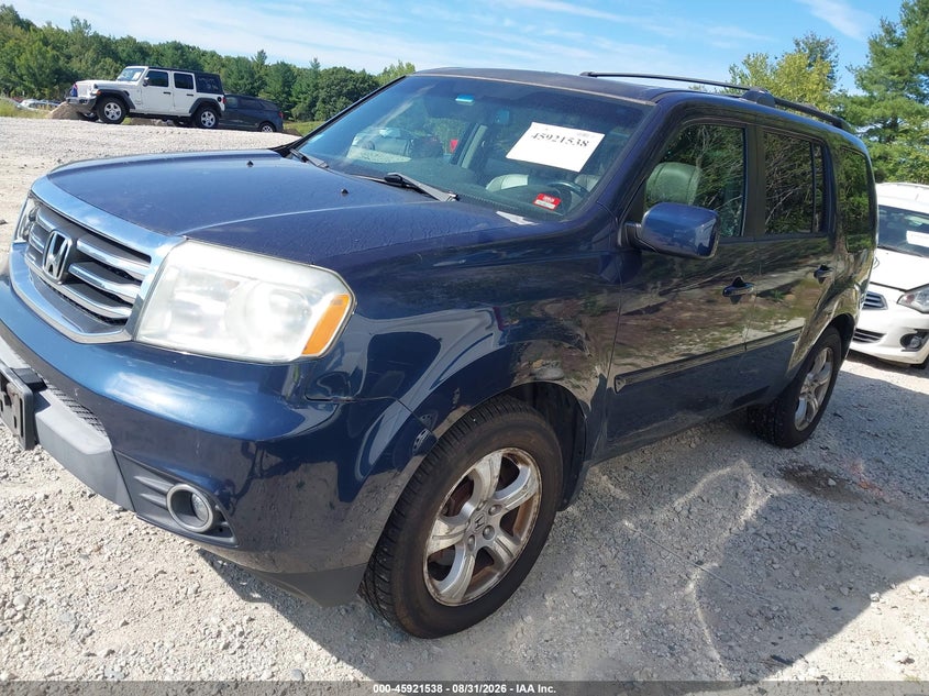 2012 HONDA PILOT auction photo 2