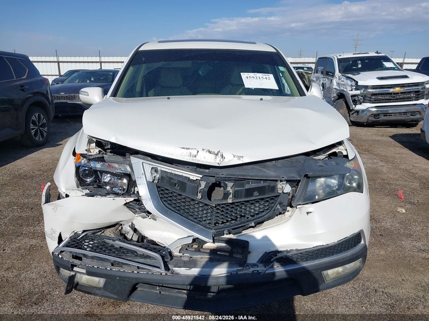 ACURA MDX 2013 VIN 2HNYD2H35DH516688