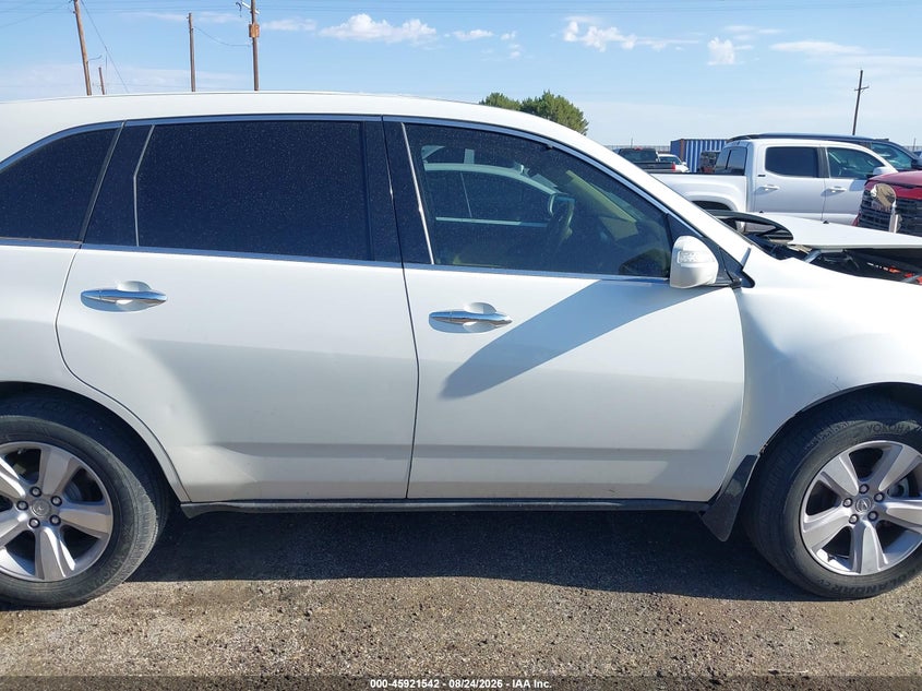 ACURA MDX 2013 VIN 2HNYD2H35DH516688