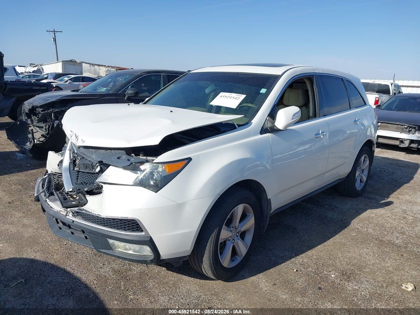 ACURA MDX 2013 VIN 2HNYD2H35DH516688