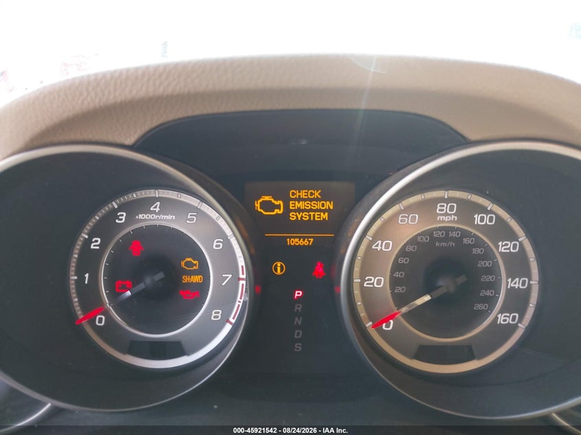 ACURA MDX 2013 VIN 2HNYD2H35DH516688