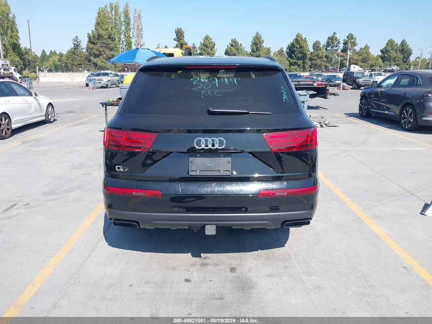 2019 AUDI Q7 SPORT UTILITY VEHICLE 3.0L V-6 DI, DOHC, VVT, SUPERCHARGER, 329HP