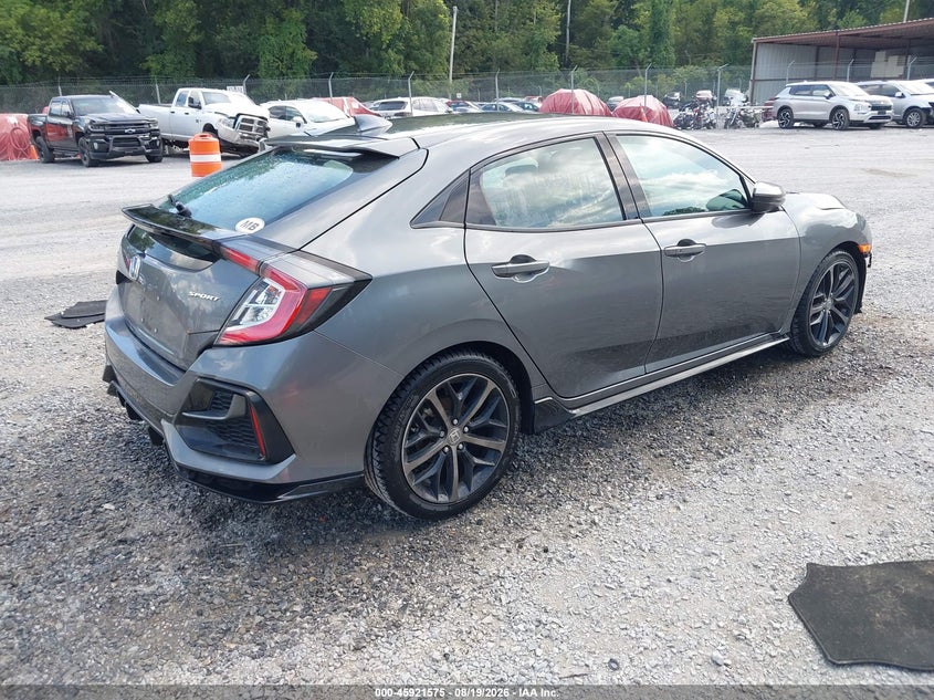 HONDA CIVIC 2021 VIN SHHFK7H4XMU221809