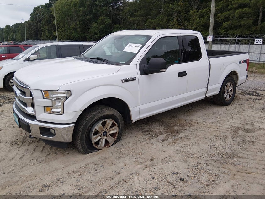 2016 Ford F-150, Right Side, IAAI, VIN 1FTFX1EF7GKF25905 — photo 2