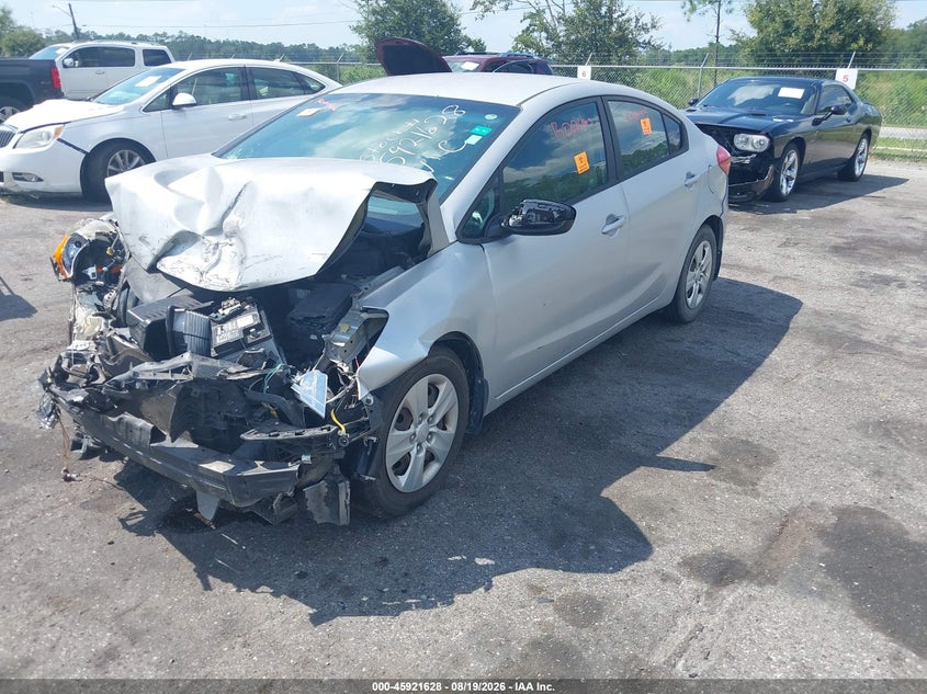 2015 Kia Forte, Био/химия, IAAI, VIN KNAFK4A6XF5408772 — фото 2