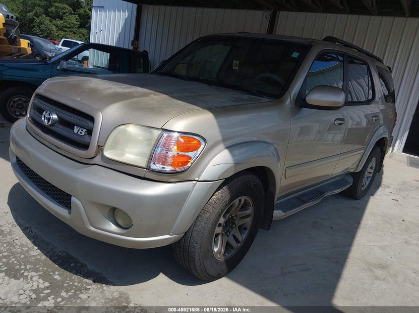 2004 TOYOTA SEQUOIA SPORT UTILITY VEHICLE 4.7L V-8 DOHC, 240HP