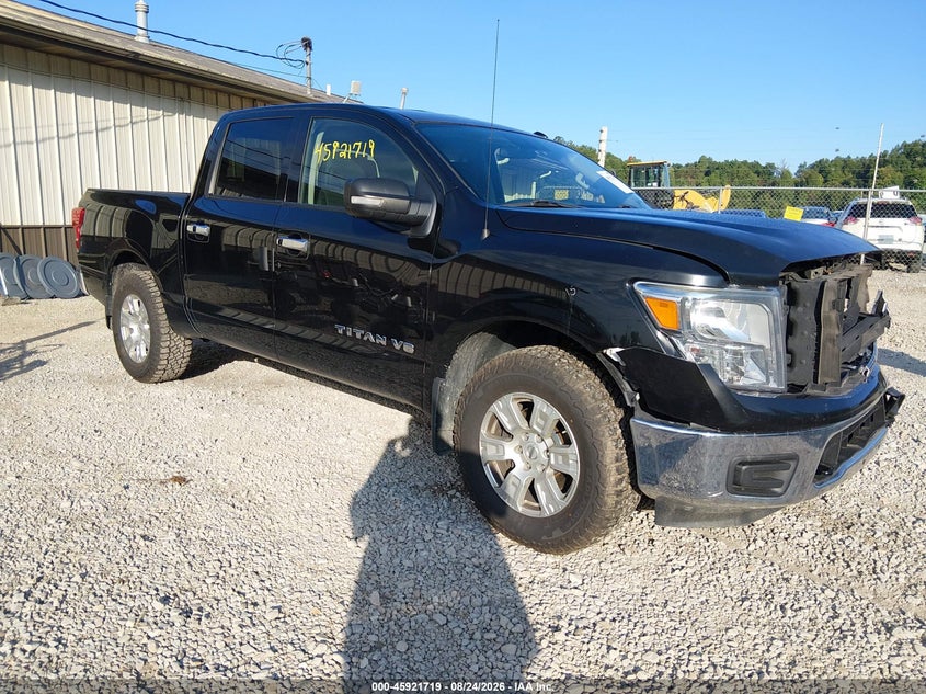 Vin: 1n6aa1ej3jn507601, lot: 46420807, nissan titan sv 20181