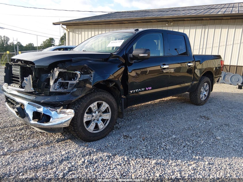 Vin: 1n6aa1ej3jn507601, lot: 46420807, nissan titan sv 20182