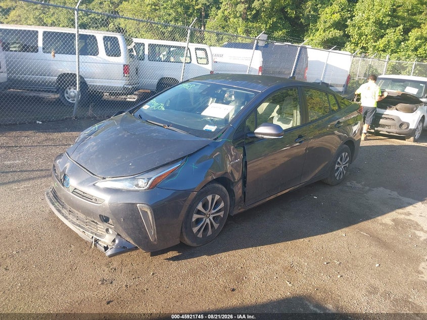 TOYOTA PRIUS 2020 VIN JTDL9RFU1L3018432