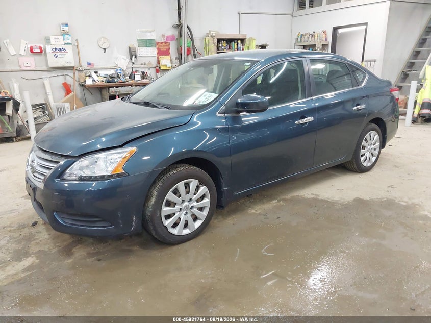2015 Nissan Sentra, Невідомо, IAAI, VIN 3N1AB7AP3FY371108 — фото 2