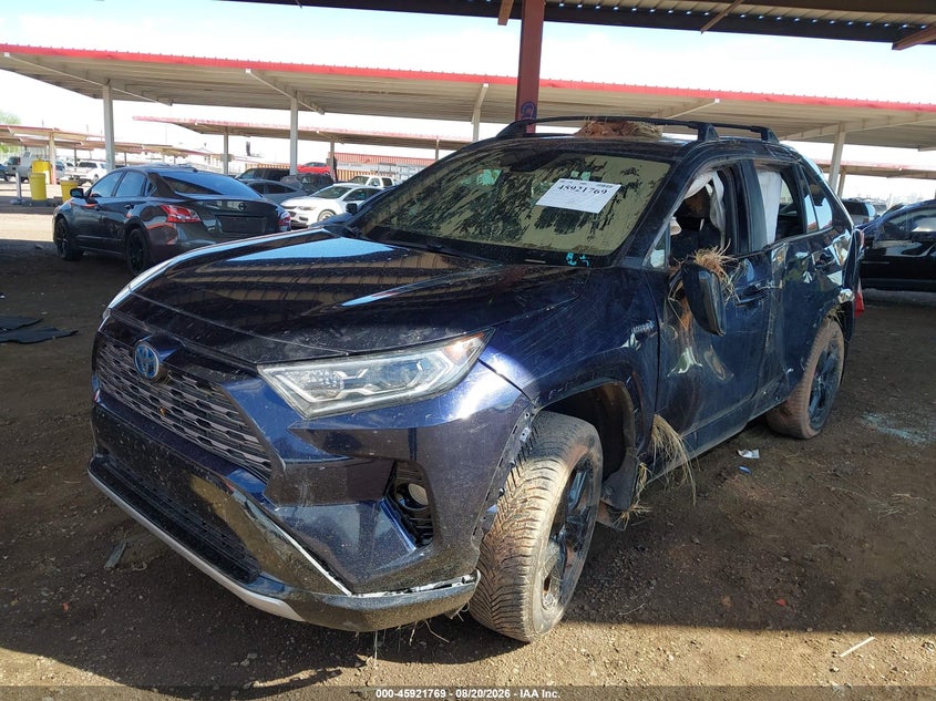 2020 Toyota RAV 4, Затоплення, IAAI, VIN 4T3E6RFV8LU004809 — фото 2