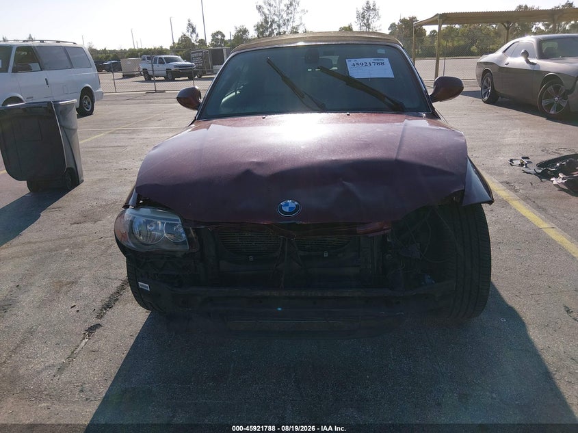 2013 BMW 1 SERIES CABRIO 3.0L I-6 DOHC, VVT, 230HP