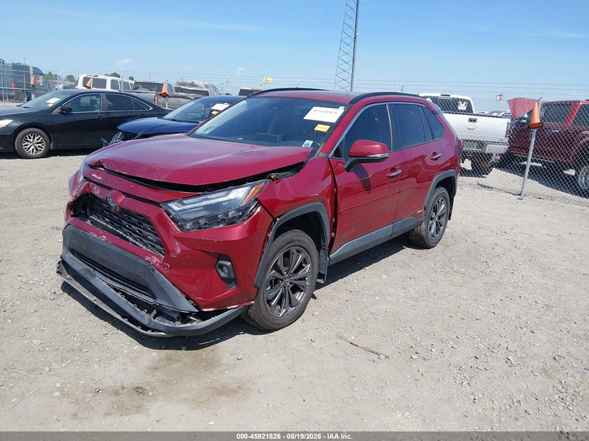 2022 Toyota RAV 4, Левый бок, IAAI, VIN 4T3D6RFV9NU074186 — фото 2