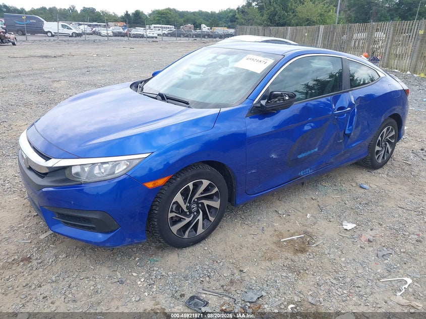 2017 Honda Civic, Левый бок, IAAI, VIN 2HGFC4A58HH311901 — фото 2