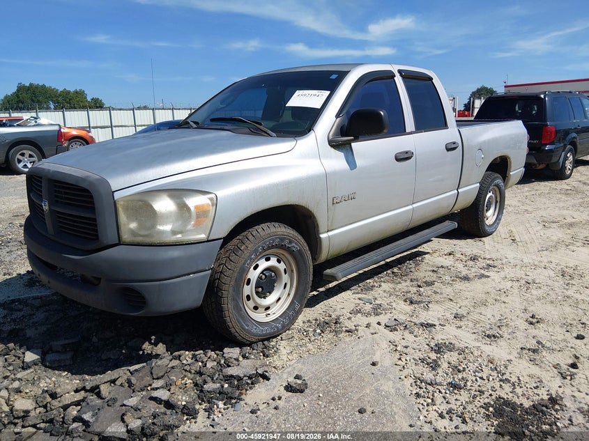 2008 Dodge RAM, Обычный износ, IAAI, VIN 1D7HA18N78J169580 — фото 2