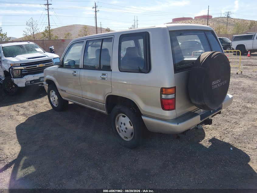 ISUZU TROOPER 1994 VIN JACDH58V0R7926117