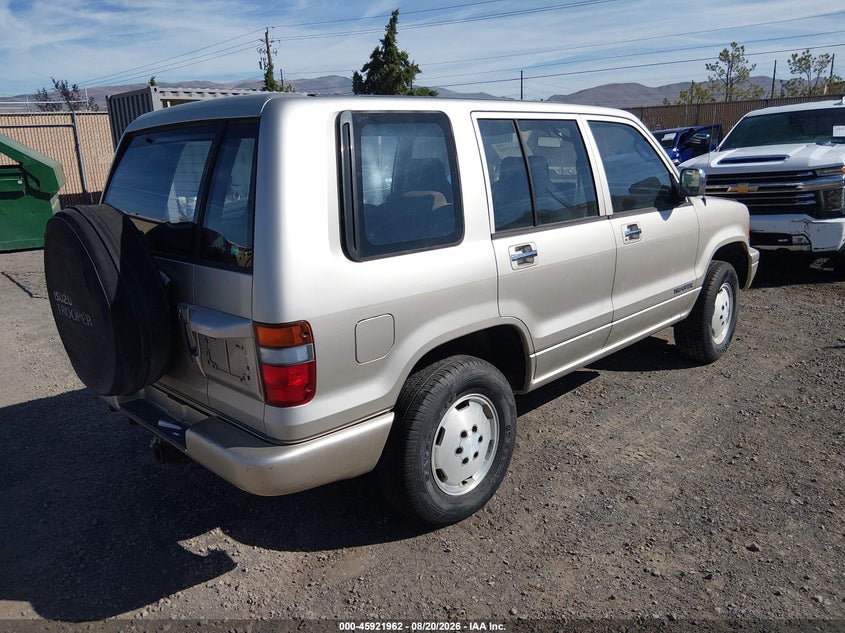 ISUZU TROOPER 1994 VIN JACDH58V0R7926117