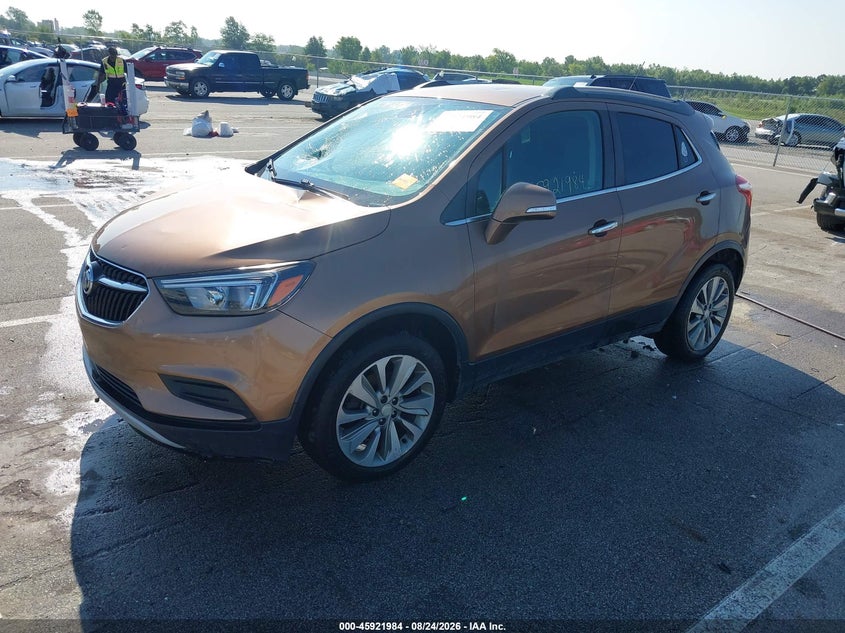 Vin: kl4cjasbxhb172626, lot: 46421072, buick encore preferred 20172